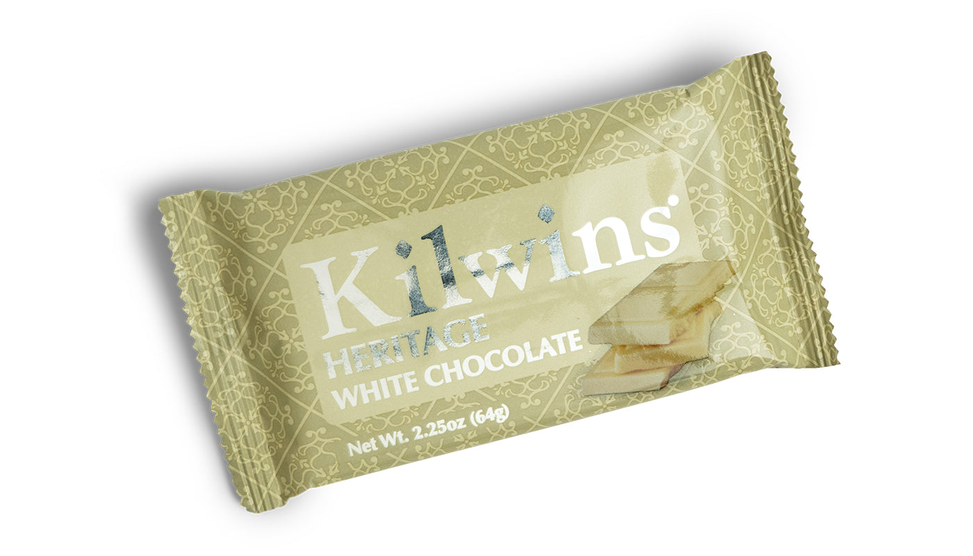Kilwins Heritage White Chocolate Bar 2.25 Oz