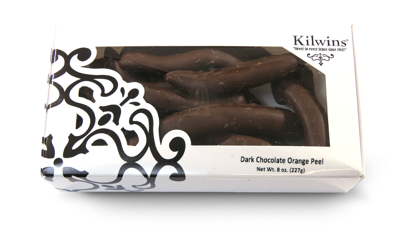 Dark Chocolate Orange Peel 8 Oz Window Box