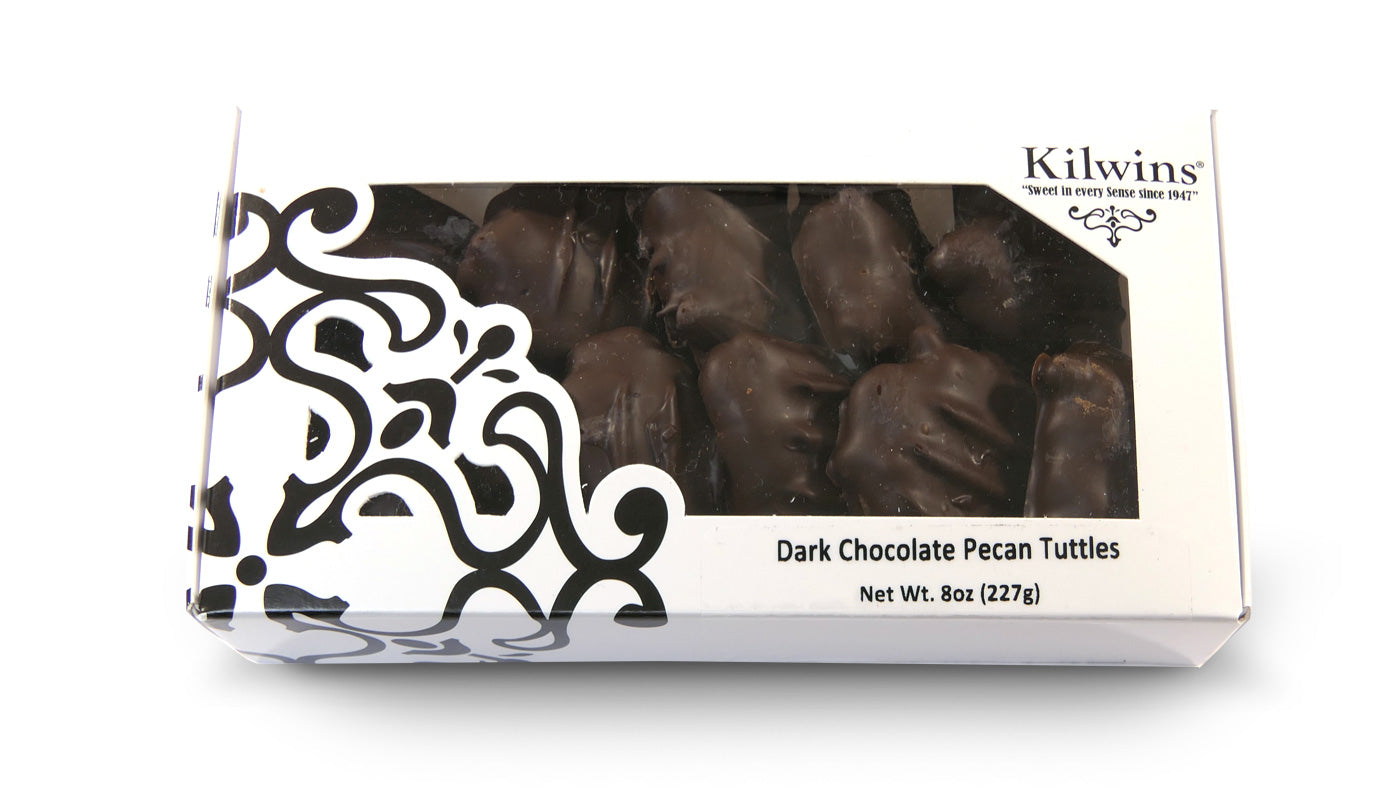 Dark Chocolate Pecan Tuttles 8 Oz Window Box