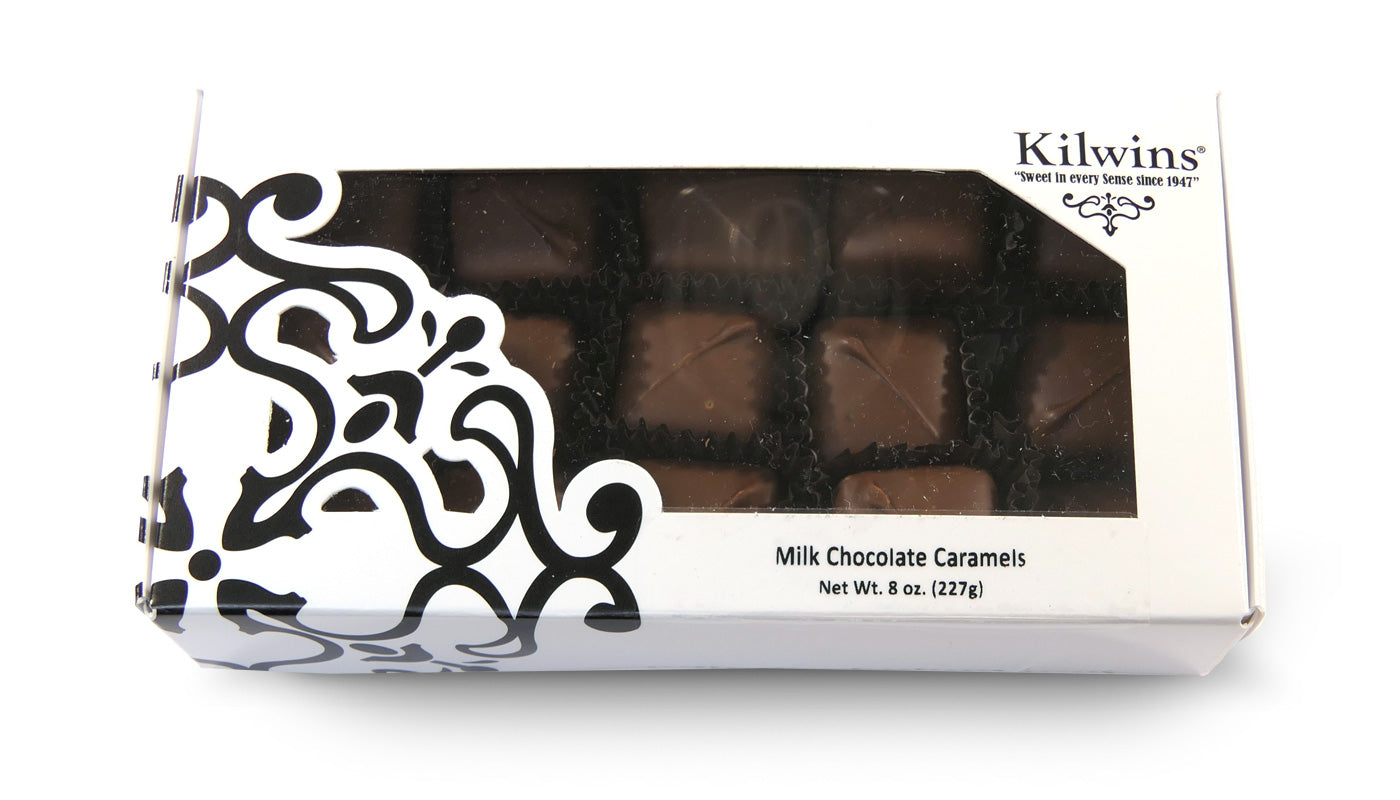 Milk Chocolate Caramels 8 Oz Window Box
