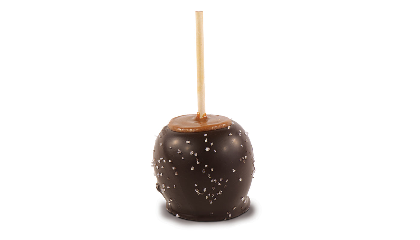 Sea-Salt Dark Chocolate Caramel Apple